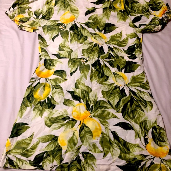H&M women’s Lg lemon dress - Picture 3 of 3